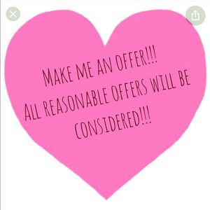 Reasonable offers considered!💐